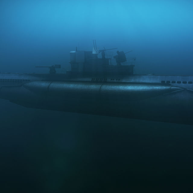 Potopljena nacistička podmornica